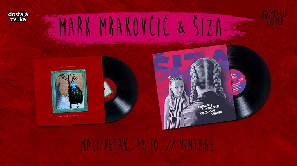 Mark Mrakovčić & Šiza - Koncertna promocija albuma na vinilu