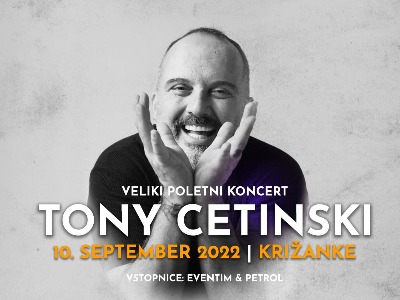 Najavljen veliki koncert Tonyja Cetinskog u Ljubljani
